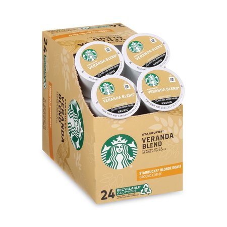 Starbucks Veranda Blend Coffee K-Cups Pack, PK24 PK 12434950
